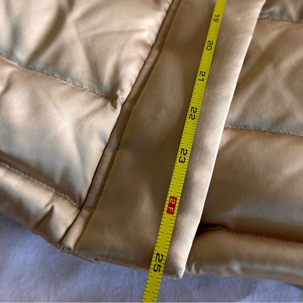 Talbots Shimmering Gold Down Puffer Vest - Picture 10 of 11